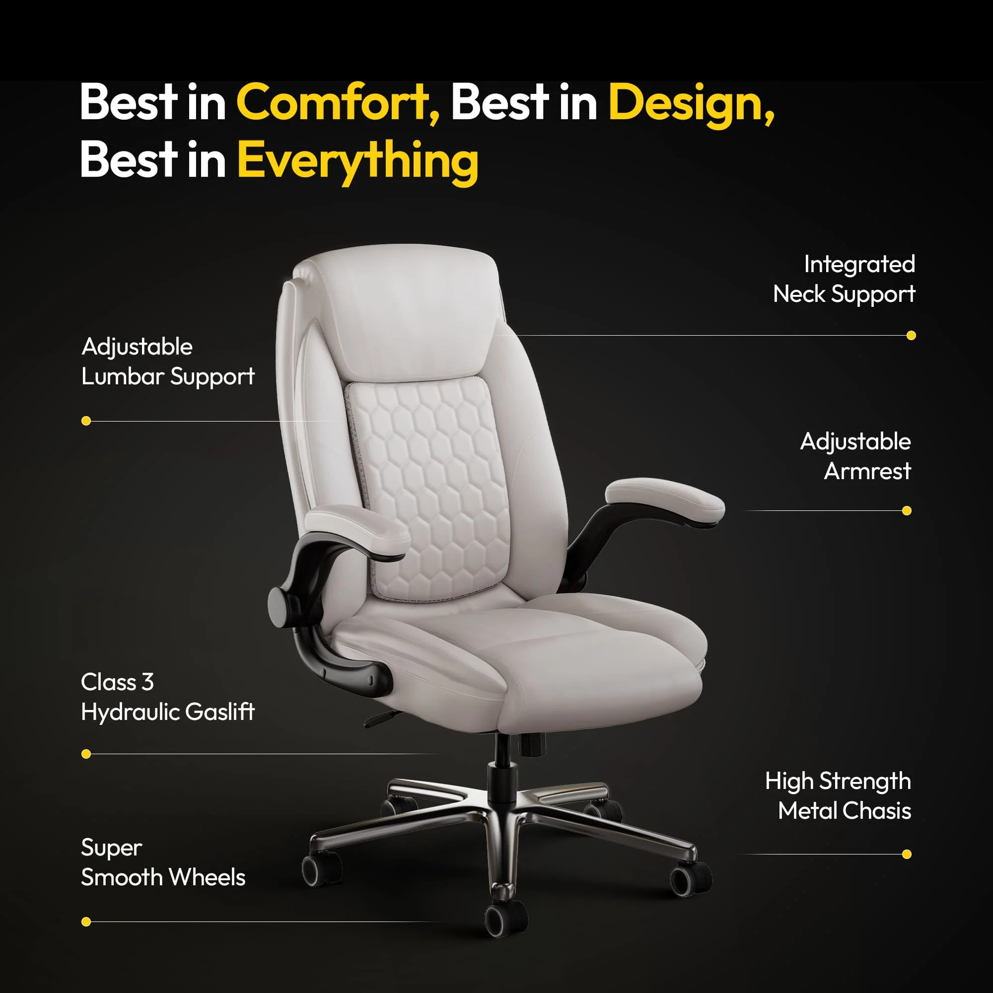 Frido 3D Posture Plus Ergonomic Chair - Image 8