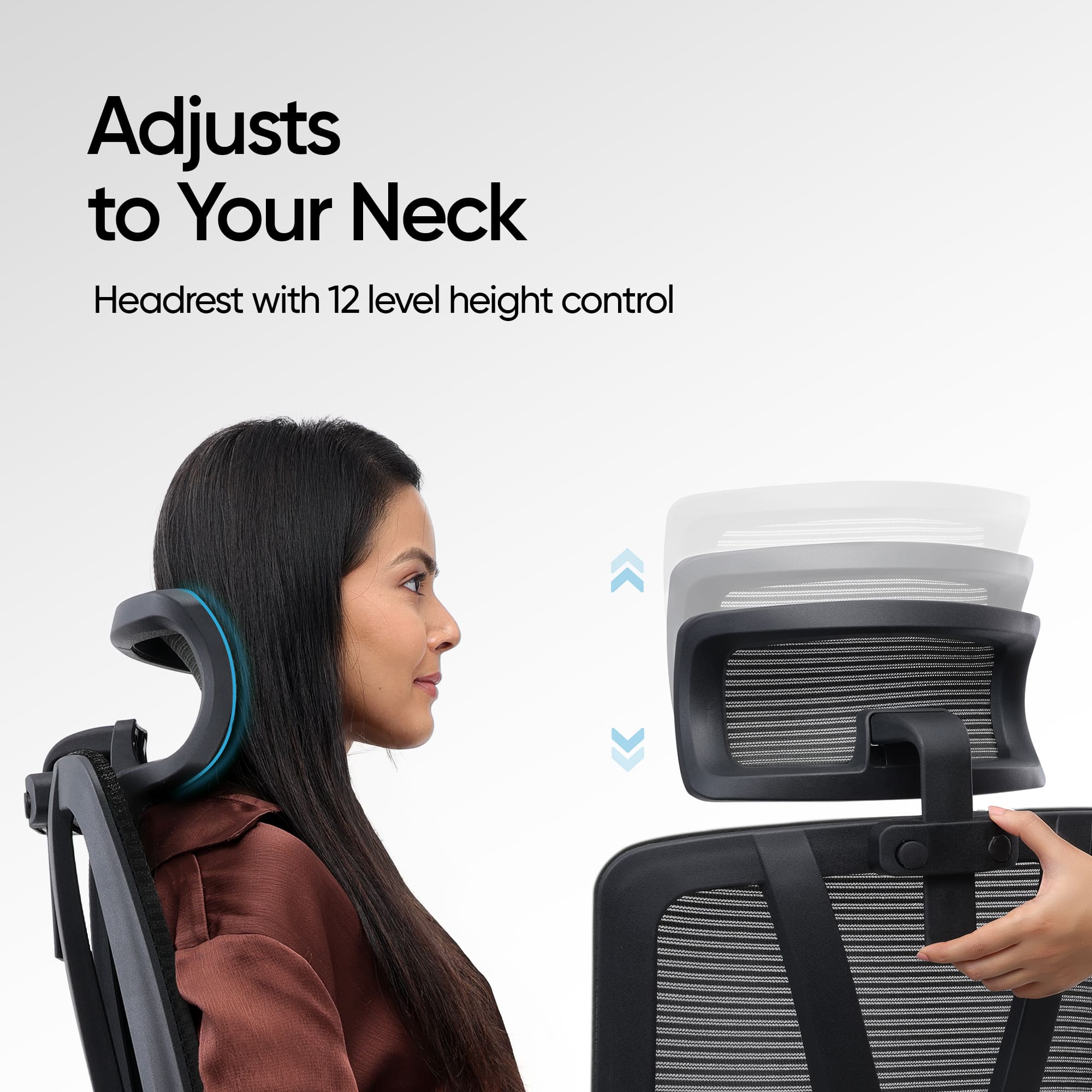 Frido AeroMesh Classic Ergo Chair - With Headrest - Image 14