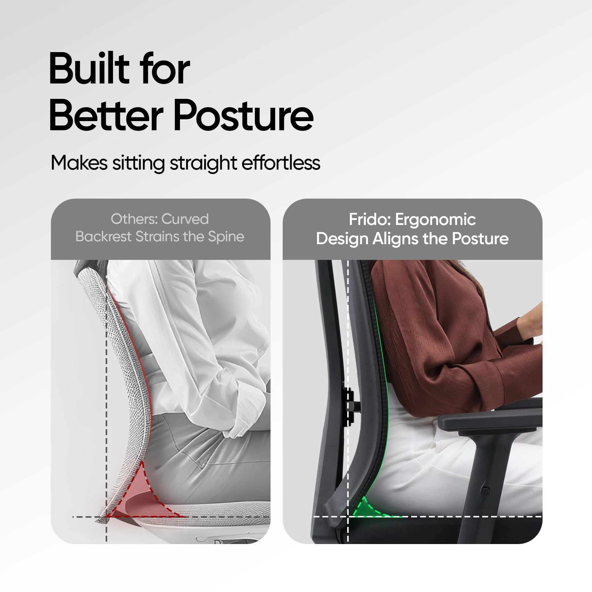 Frido AeroMesh Classic Ergo Chair - With Headrest - Image 18