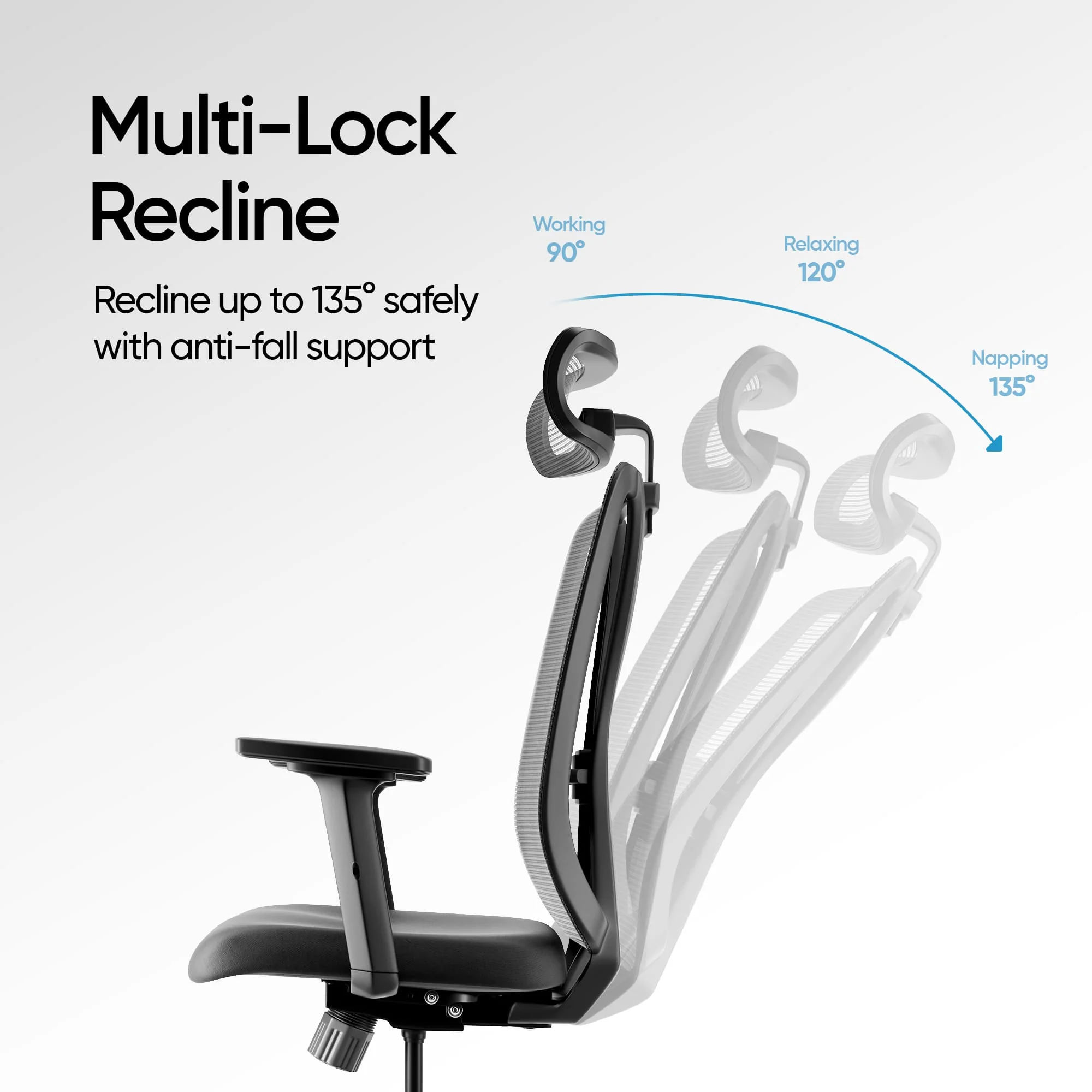 Frido AeroMesh Classic Ergo Chair - With Headrest - Image 20