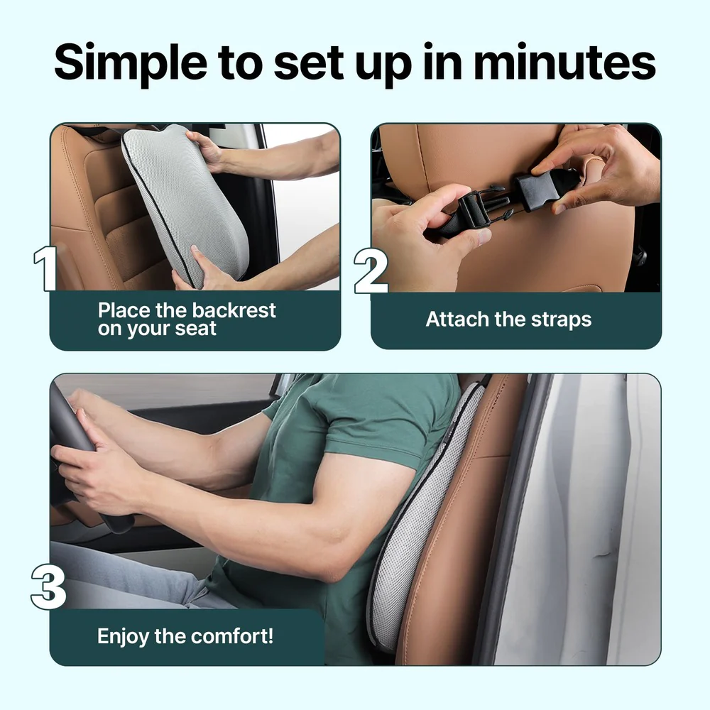 Frido Ultimate Car Backrest Cushion - Image 11