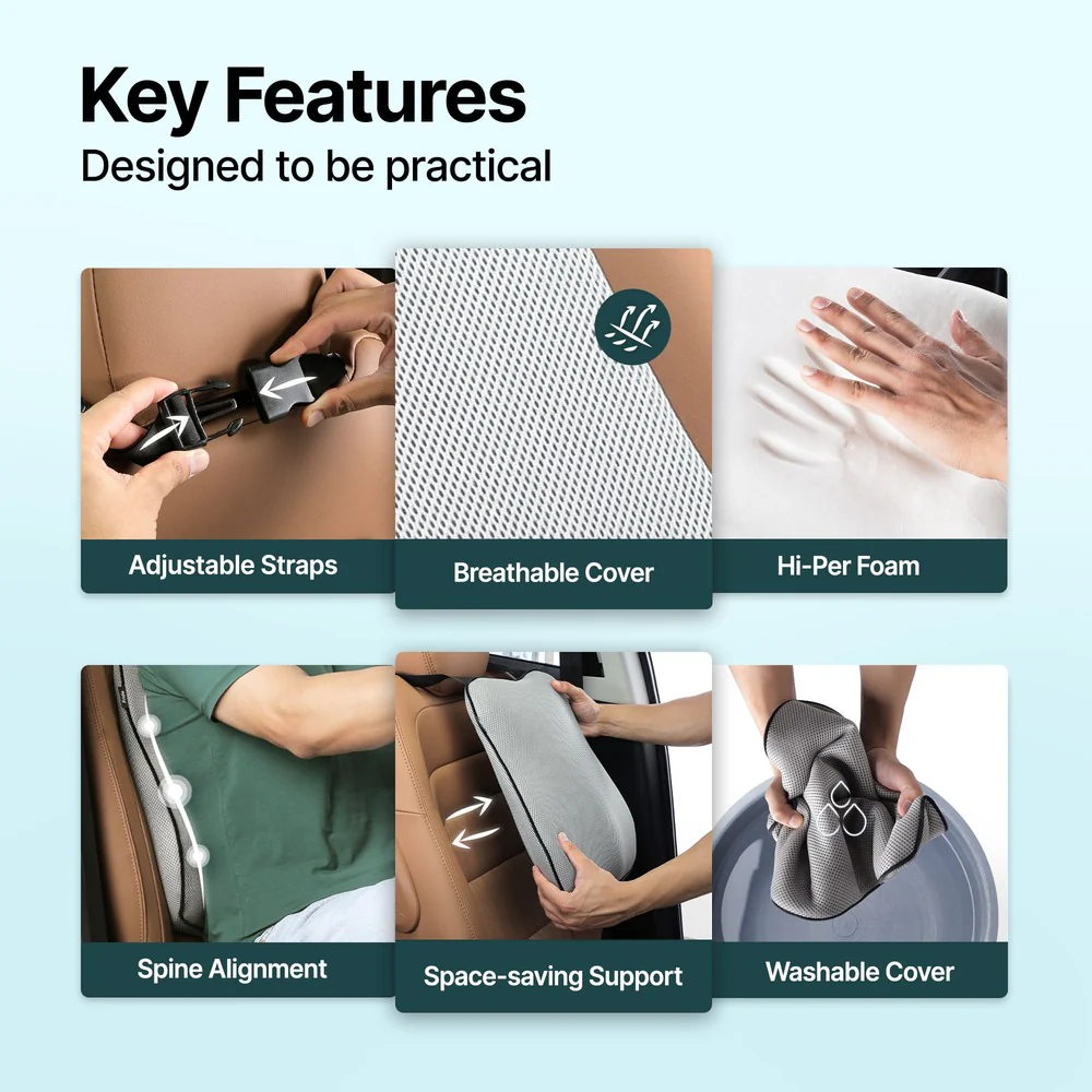 Frido Ultimate Car Backrest Cushion - Image 12