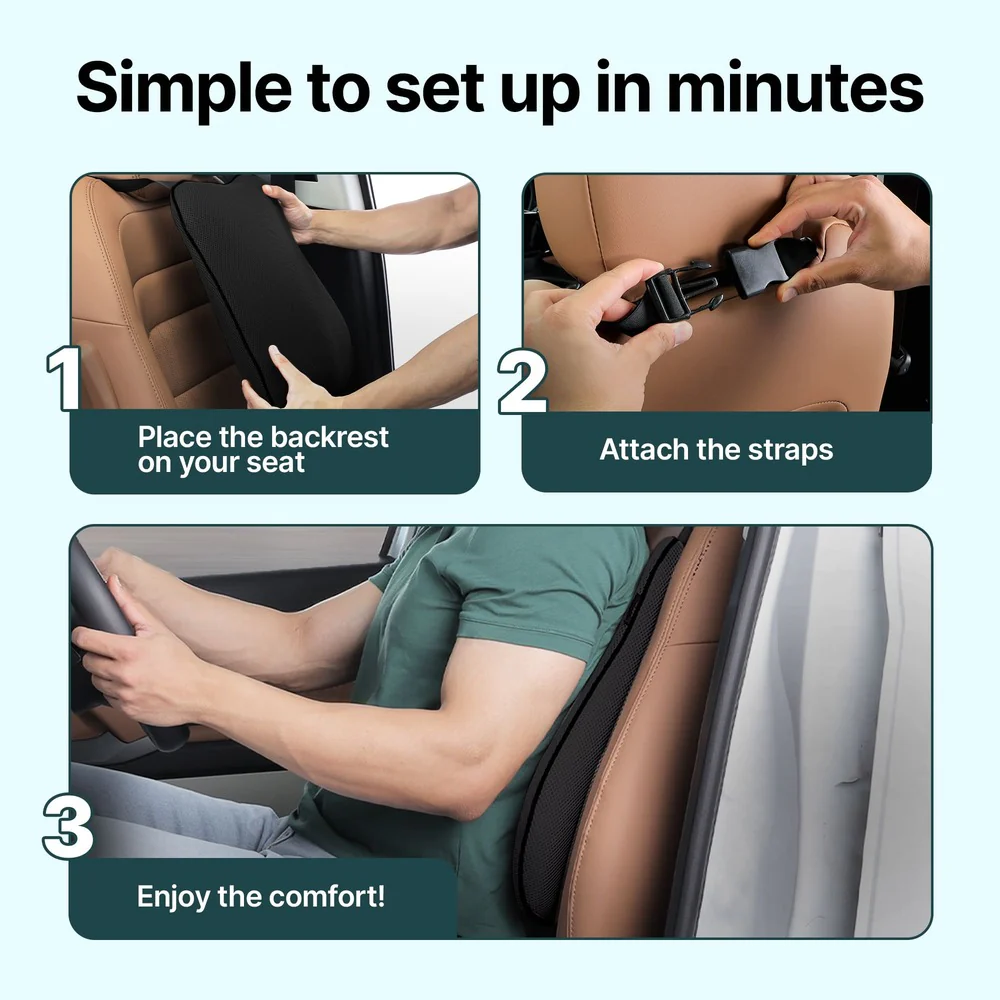Frido Ultimate Car Backrest Cushion - Image 5