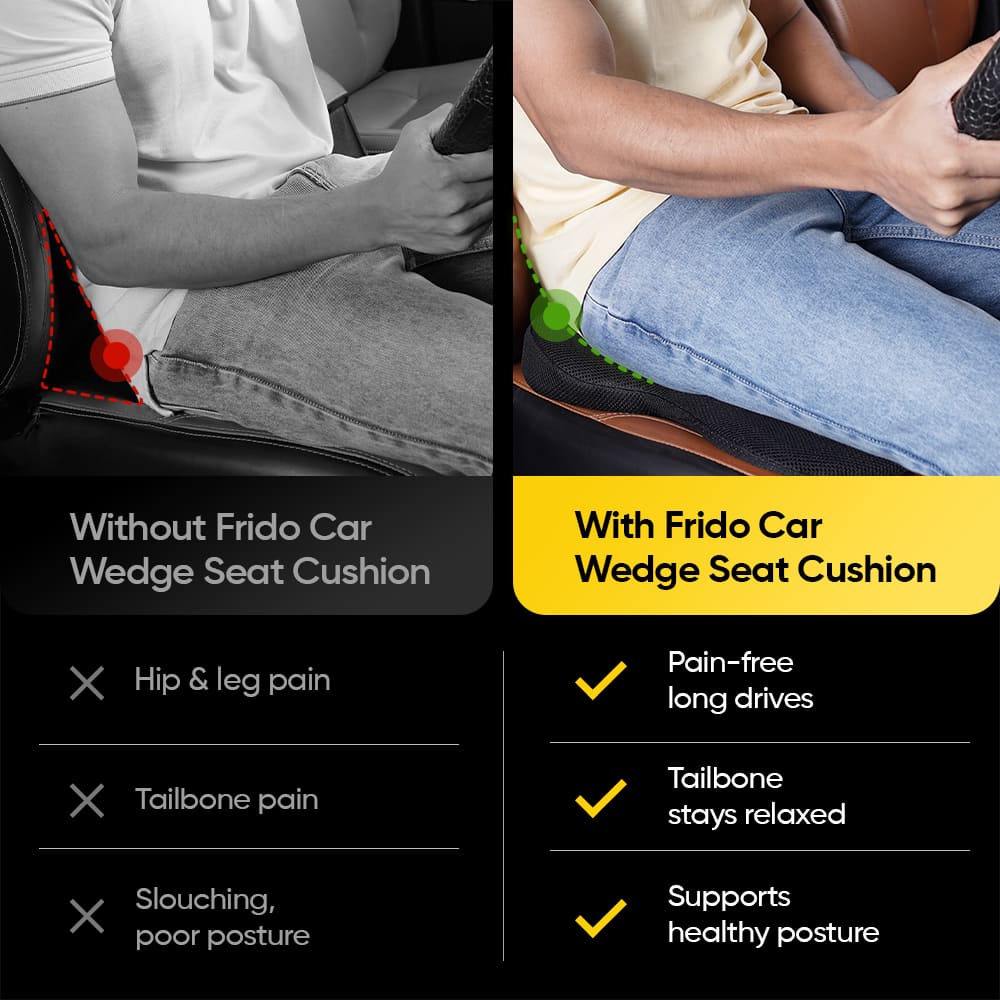 Frido Ultimate Car Wedge Seat Cushion - Image 3
